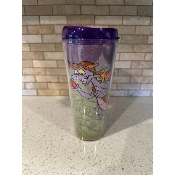 2022 Disney Parks Epcot Flower & Garden Festival Figment Tervis Tumbler Cup - Picture 3 of 5